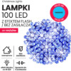 Lampki choinkowe 5m 100 LED+flash. Lampki systemowe (bez zasilacza)