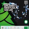 ZEWNĘTRZNE Dwukolorowe Perełki GIRLANDA 4m. LED LT400GGIR