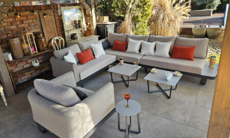 MILETO BIG Nowoczesne Meble Ogrodowe + FOTEL