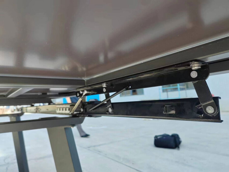 Rozkładany stół ogrodowy 150–250 – PAOLA | 6 foteli | Belgiardino