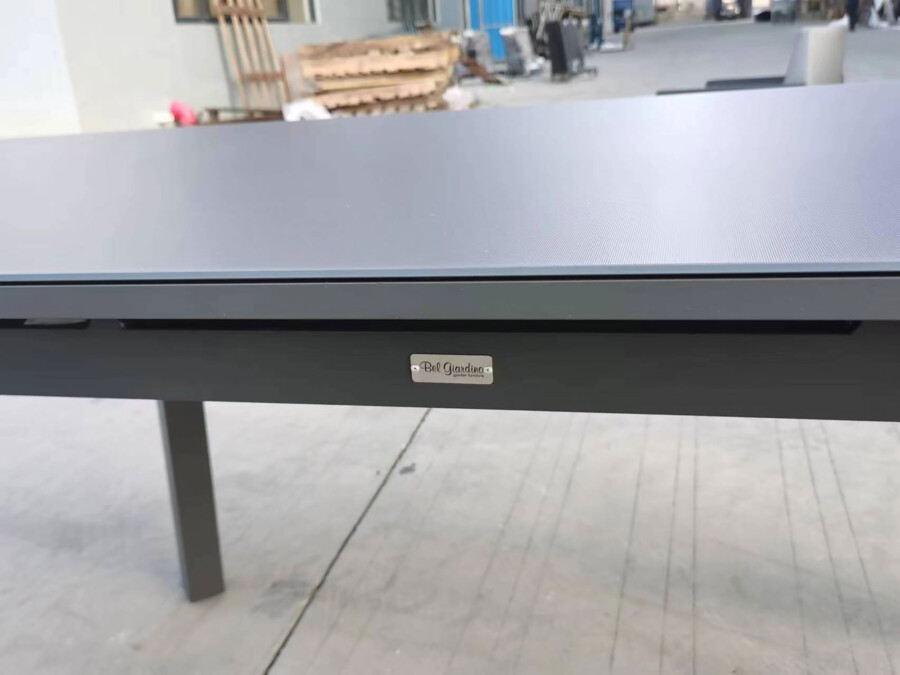 Rozkładany stół ogrodowy 150–250 – PAOLA | 6 foteli | Belgiardino