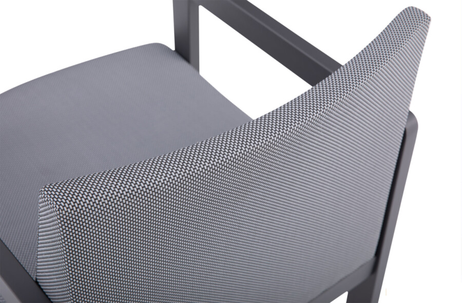 Rozkładany stół ogrodowy 150–250 – PAOLA | 6 foteli | Belgiardino