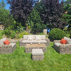 TOSCANIA - Meble tarasowe. Duża sofa, 2 fotele, stół, podnóżek. OKRĄGŁY TECHNORATTAN TOSCANIA - Meble tarasowe. Duża sofa, 2 fotele, stół, podnóżek. OKRĄGŁY TECHNORATTAN