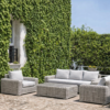 TOSCANIA - Meble tarasowe. Duża sofa, 2 fotele, stół, podnóżek. OKRĄGŁY TECHNORATTAN TOSCANIA - Meble tarasowe. Duża sofa, 2 fotele, stół, podnóżek. OKRĄGŁY TECHNORATTAN
