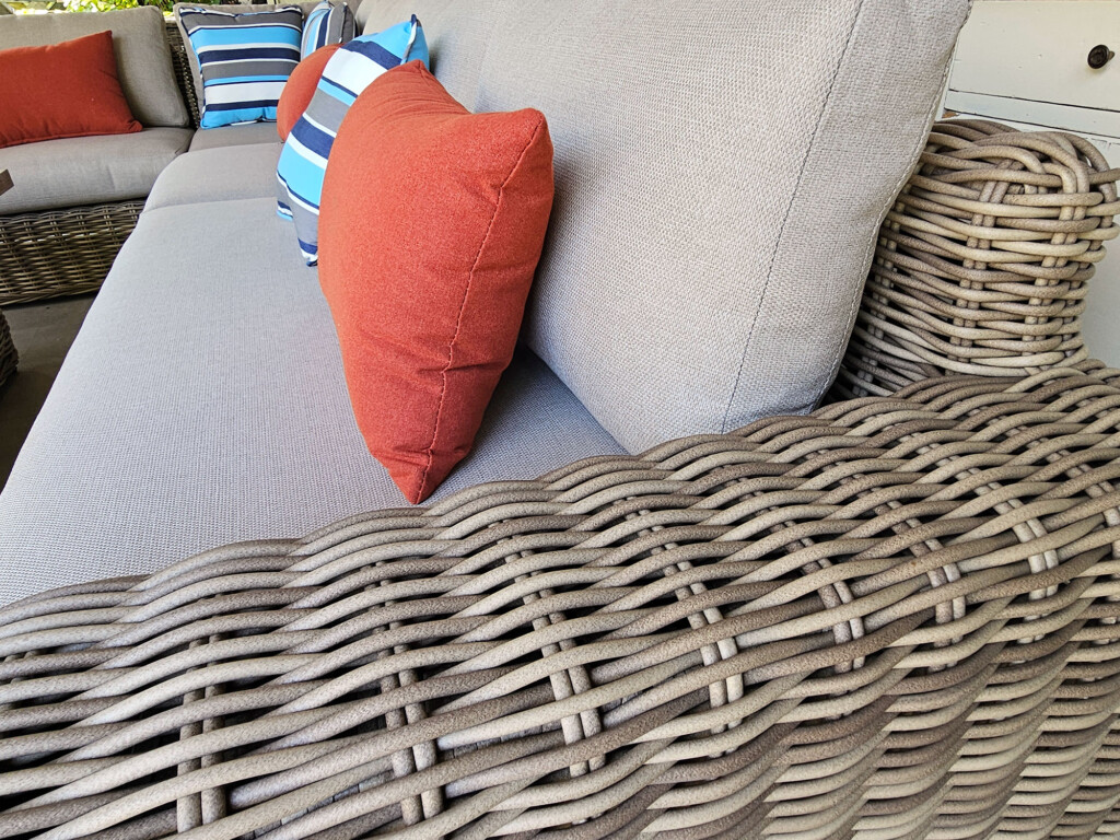 Duży komplet na taras TOSCANIA PREMIUM – detale i wykończenie technorattanu