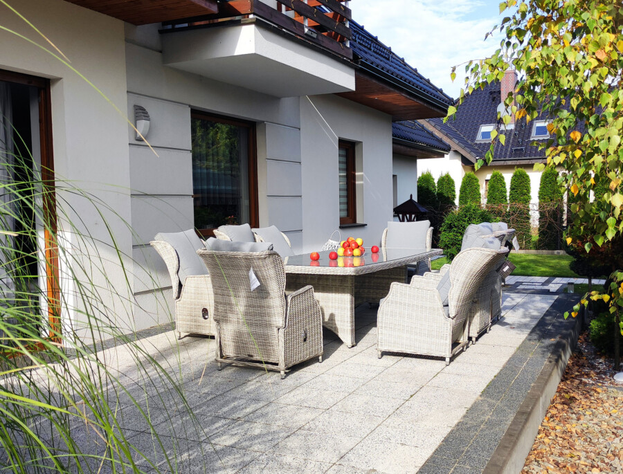 Zestaw ogrodowy KOLOSEUM 240 – stół 240x120 i 8 foteli