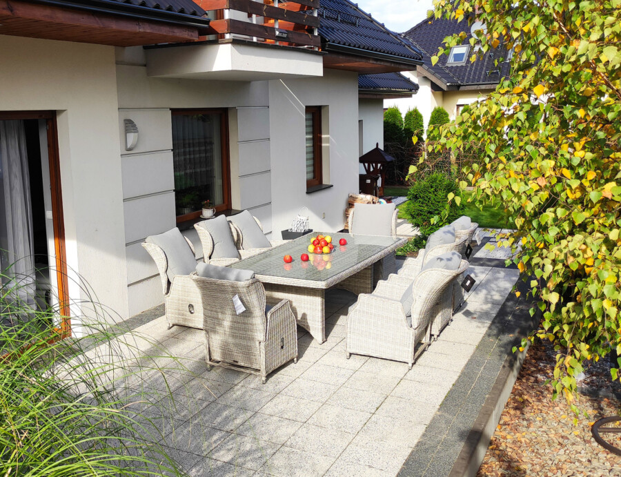 Zestaw ogrodowy KOLOSEUM 240 – stół 240x120 i 8 foteli