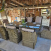 Zestaw ogrodowy KOLOSEUM 240 – stół 240x120 i 8 foteli