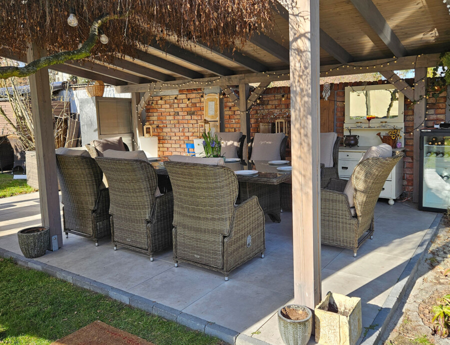 Zestaw ogrodowy KOLOSEUM 240 – stół 240x120 i 8 foteli