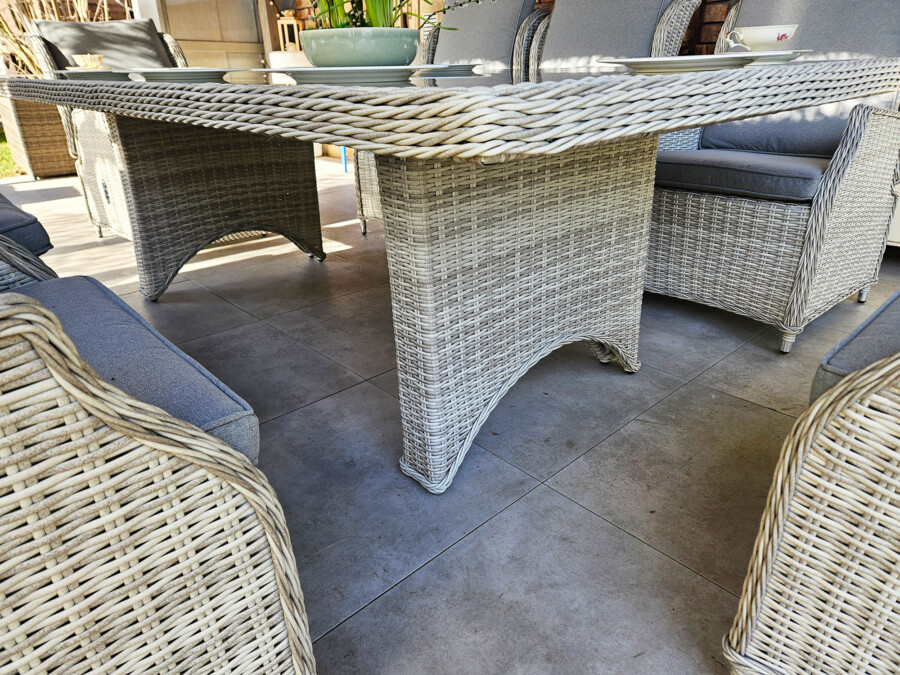 Zestaw ogrodowy KOLOSEUM 240 – stół 240x120 i 8 foteli