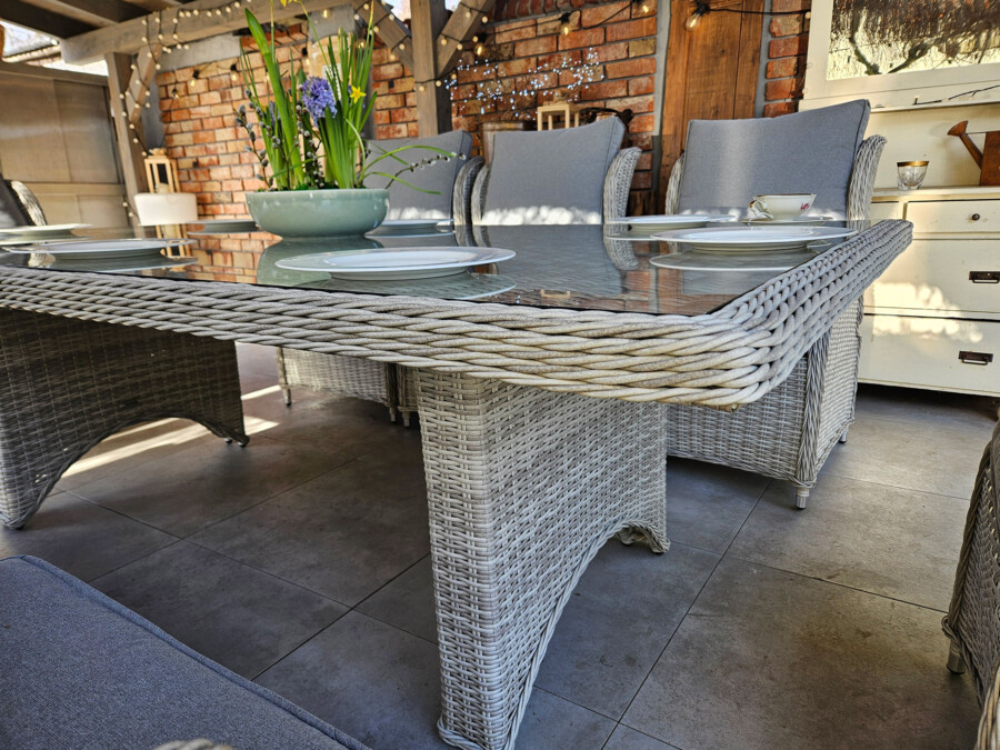 Zestaw ogrodowy KOLOSEUM 240 – stół 240x120 i 8 foteli