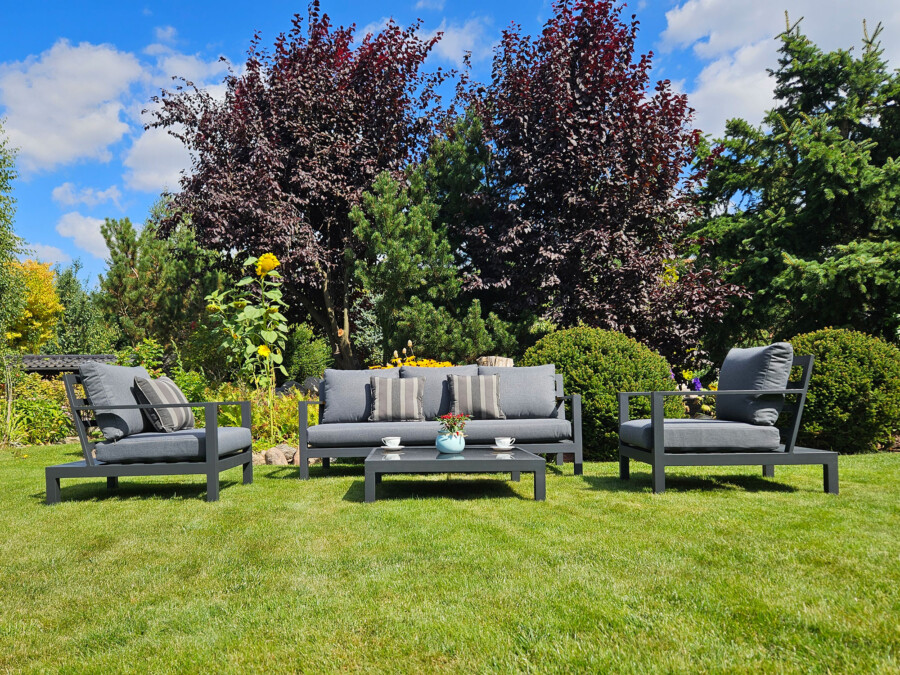 Duży zestaw kawowy aluminiowy HEMSON 3