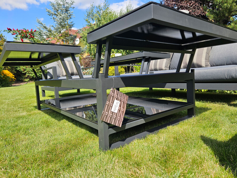 Duży zestaw kawowy aluminiowy HEMSON 3