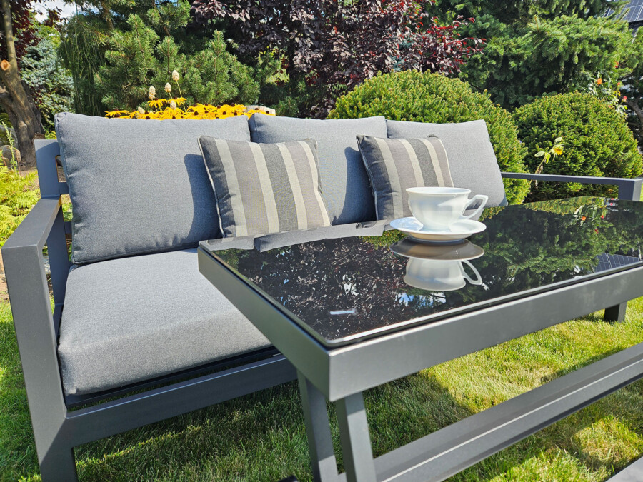 Duży zestaw kawowy aluminiowy HEMSON 3