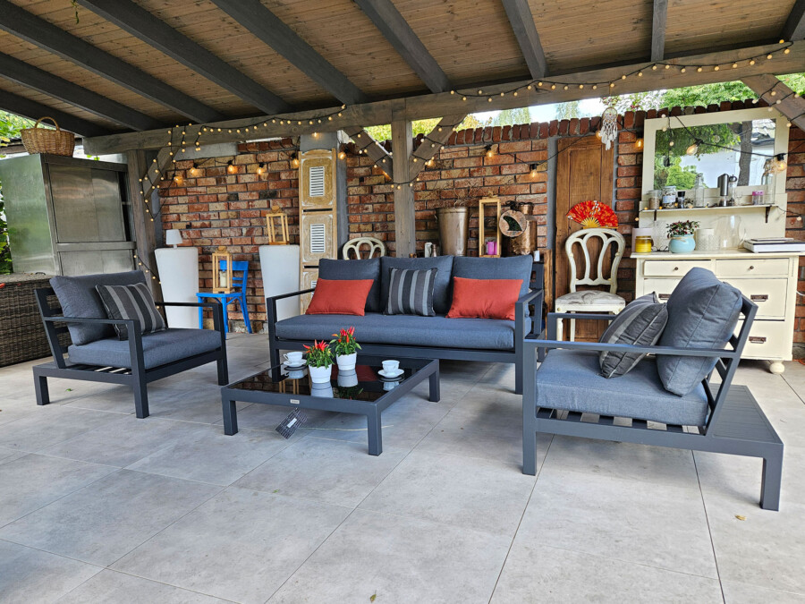 Duży zestaw kawowy aluminiowy HEMSON 3