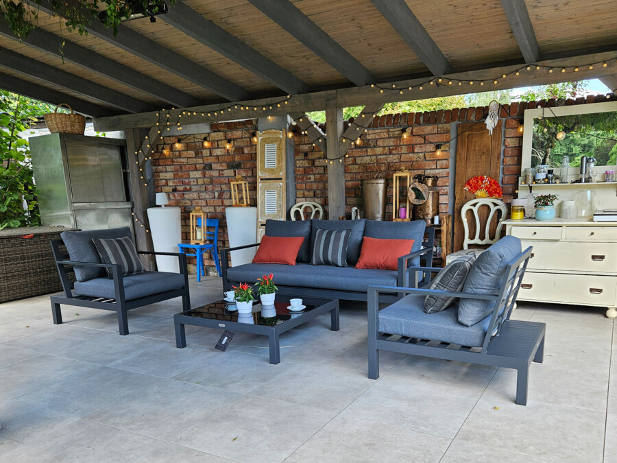 Duży zestaw kawowy aluminiowy HEMSON 3