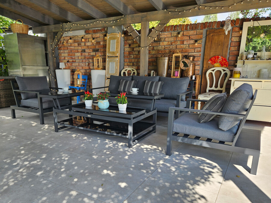 Duży zestaw kawowy aluminiowy HEMSON 3