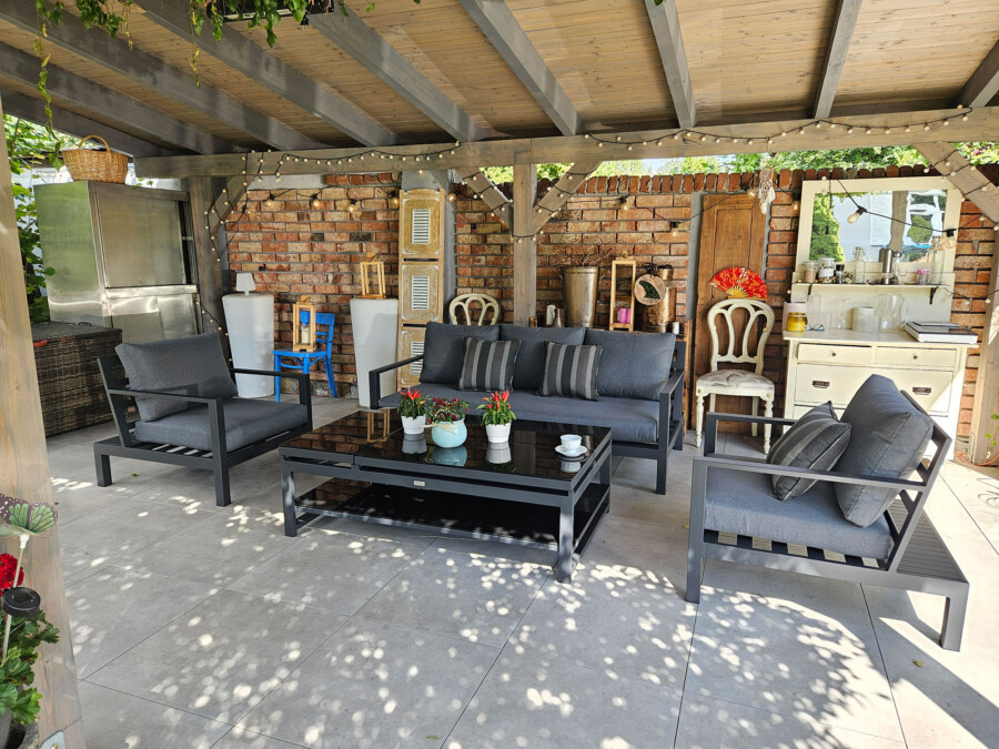 Duży zestaw kawowy aluminiowy HEMSON 3