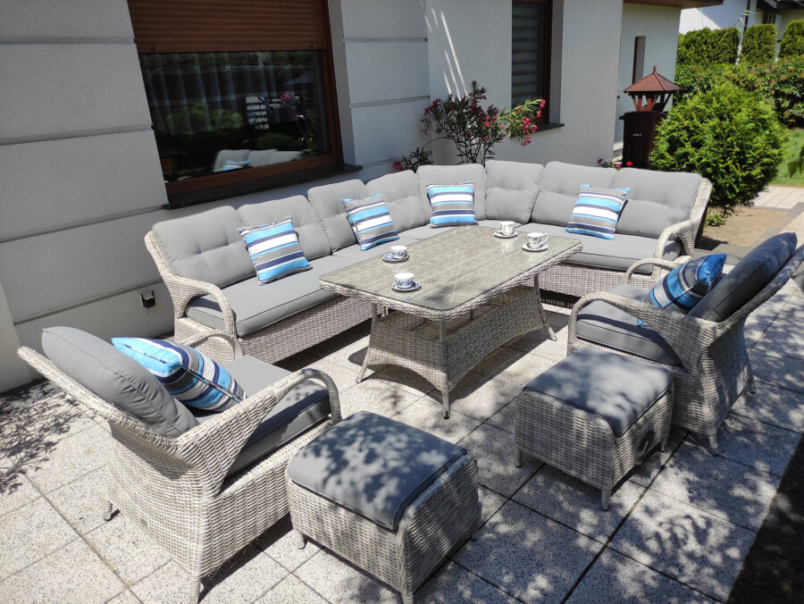 PODNÓŻEK z technorattanu POSEJDON/NEPTUN