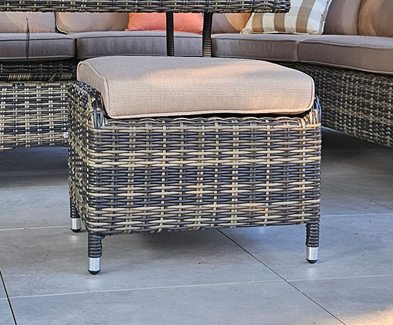 PODNÓŻEK z technorattanu POSEJDON/NEPTUN