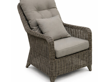 Fotel na taras z okrągłego technorattanu - SOFIA