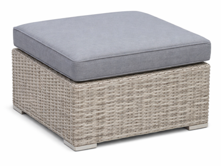 Podnóżek ogrodowy MONZA z technorattanu do zestawu wypoczynkowego