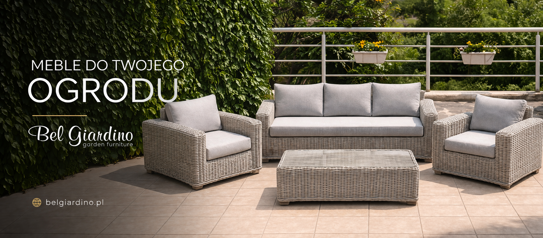 Meble ogrodowe belgiardino slider