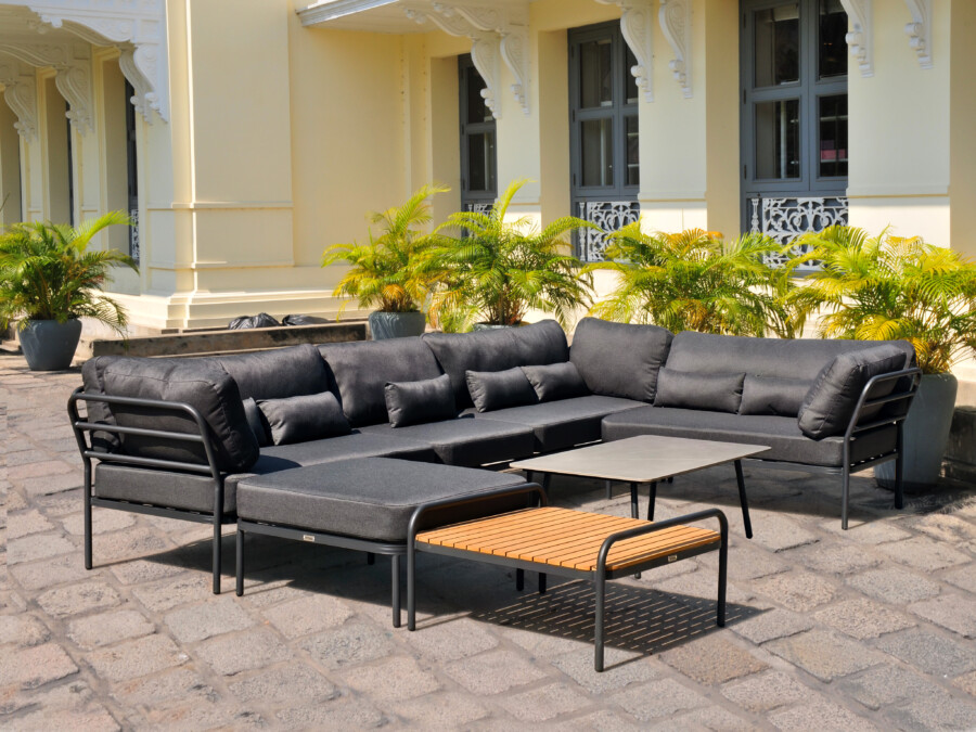 Zestaw narożny aluminiowy MORETI