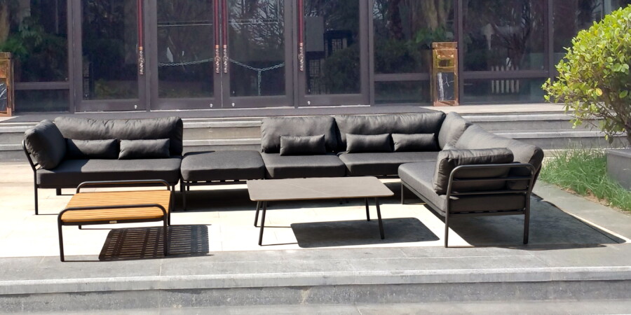 Zestaw narożny aluminiowy MORETI