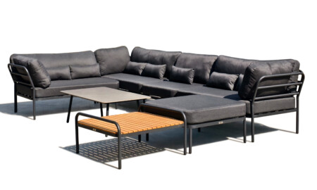 Zestaw narożny aluminiowy MORETI